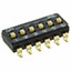 SWITCH SLIDE DIP SPST 25MA 24V