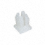 SCREW GROMMET NYLON NATURAL