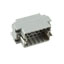 CONN HSG RACK & PANEL 20POS GRY